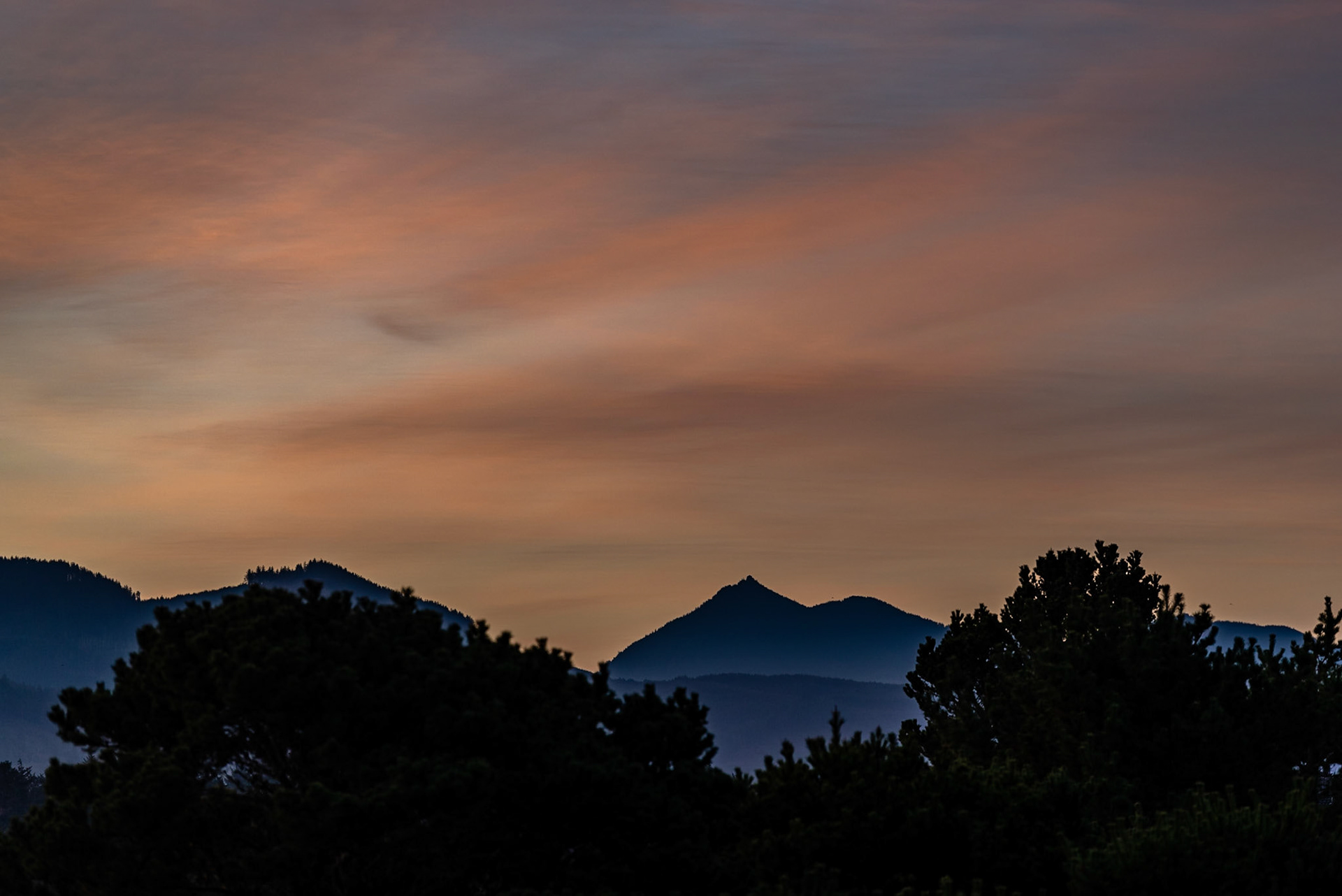 Dawn - Coastal Mountain Range
