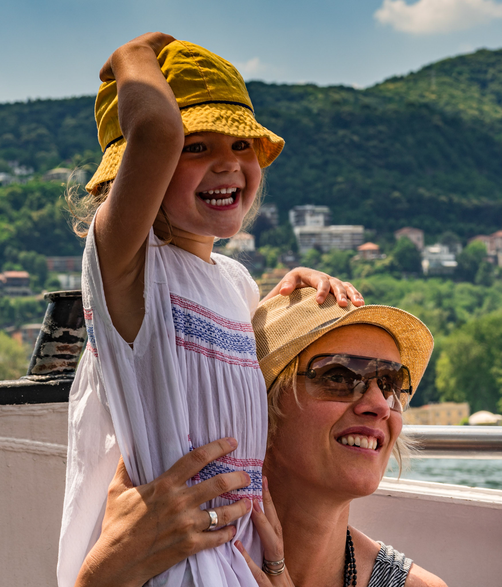 Mother & Child-Lake Como Ferry