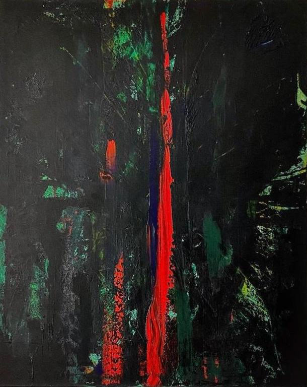 OLGA 'DZII' FEDERLÖF / POWER OF NOW / 81x100cm