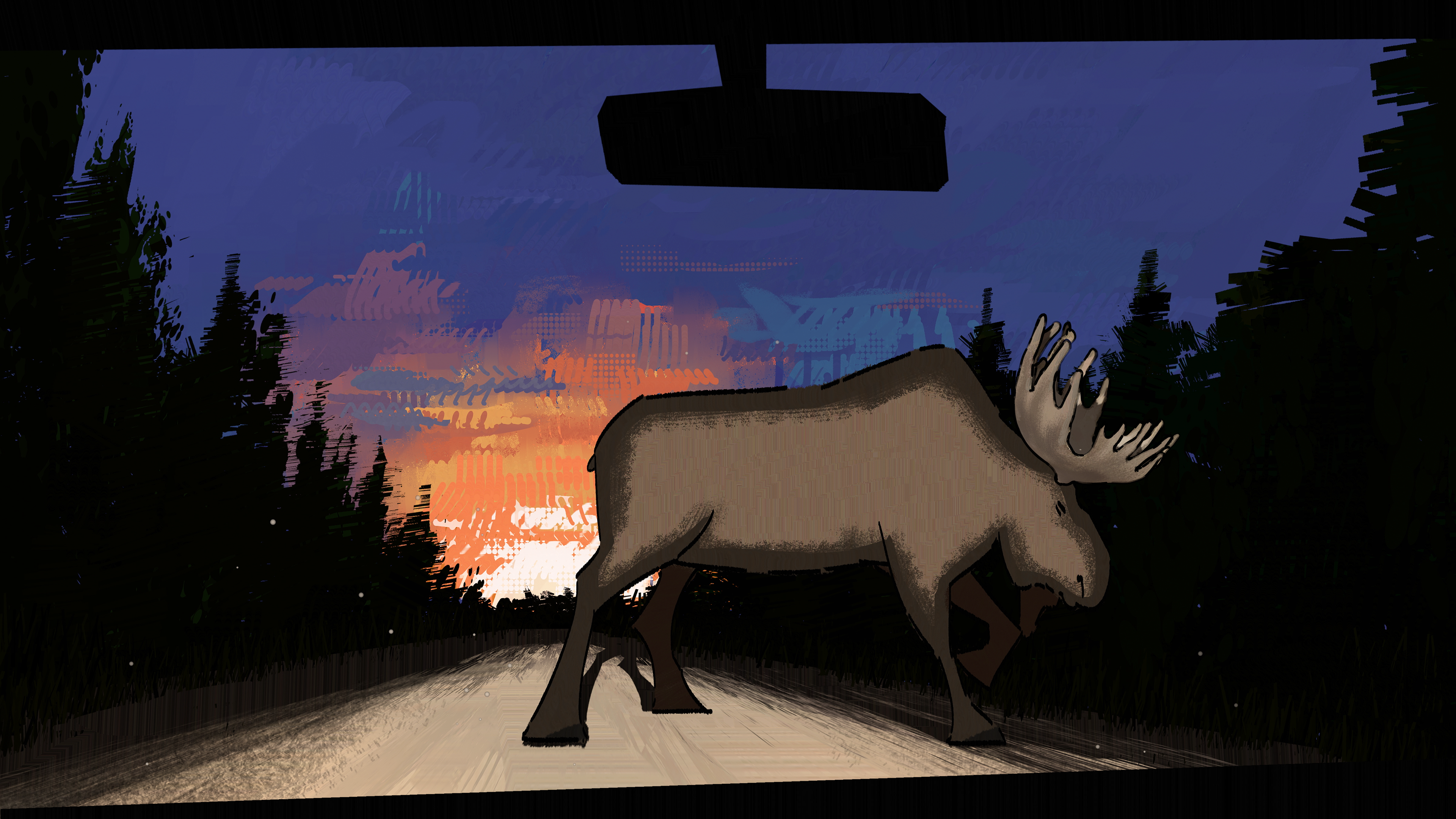 Final Frame from "Road Trip"