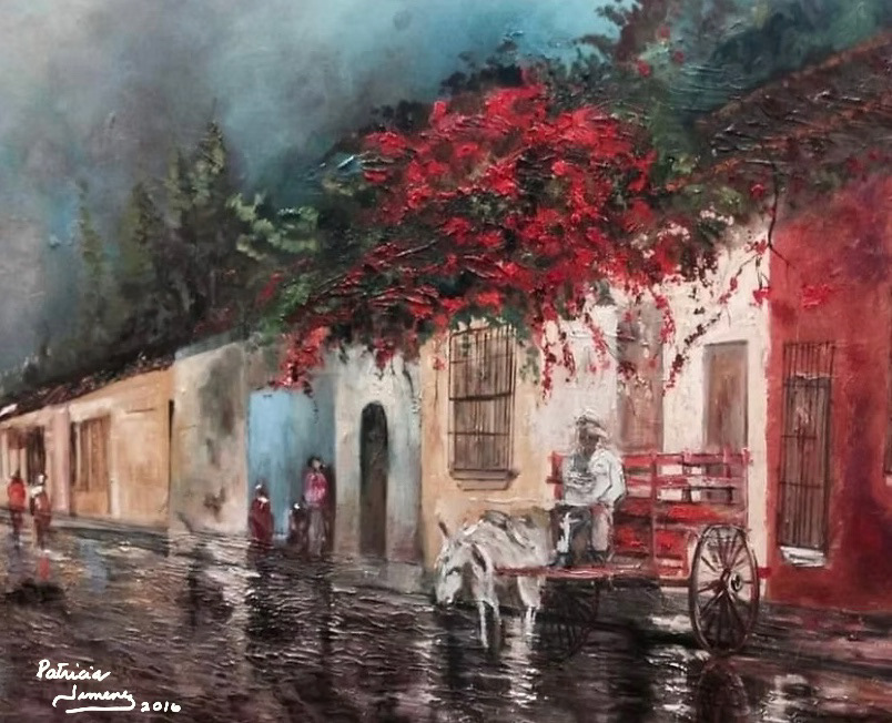 After the Rain, 2015. Oil on Canvas ..160x130cm