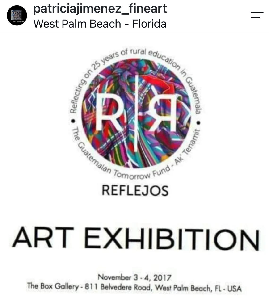 Reflejos Exhibition, Palm Beach