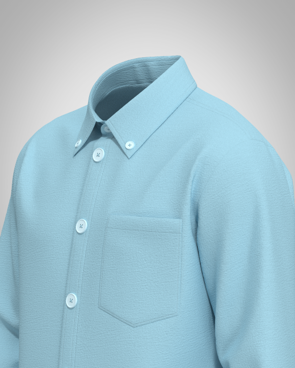 Detail Render - Men's Button Down Shirt