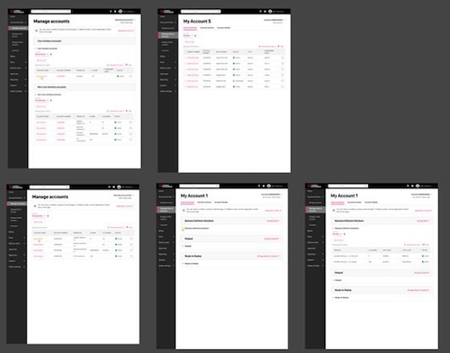 Self service customer portal