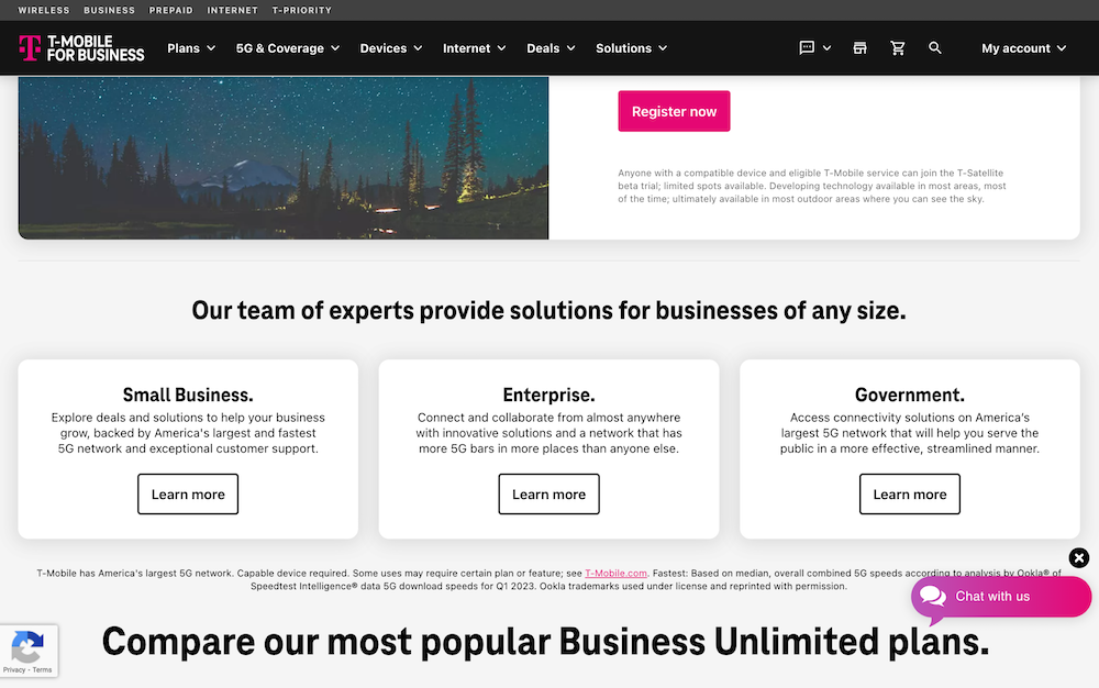B2B sales & service AI chat
