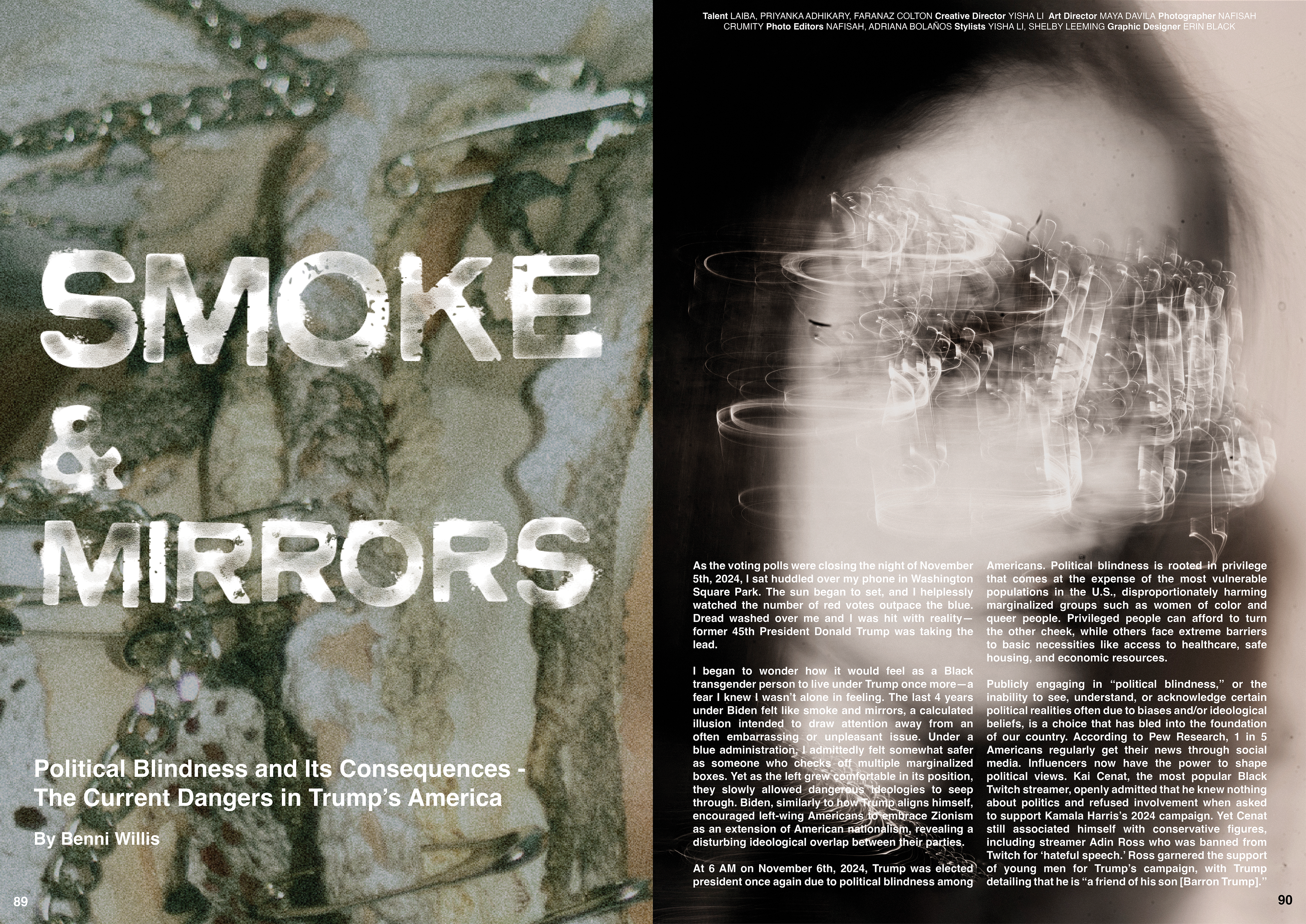 2LATEMAG, ORIGINS ISSUE - SMOKE & MIRRORS