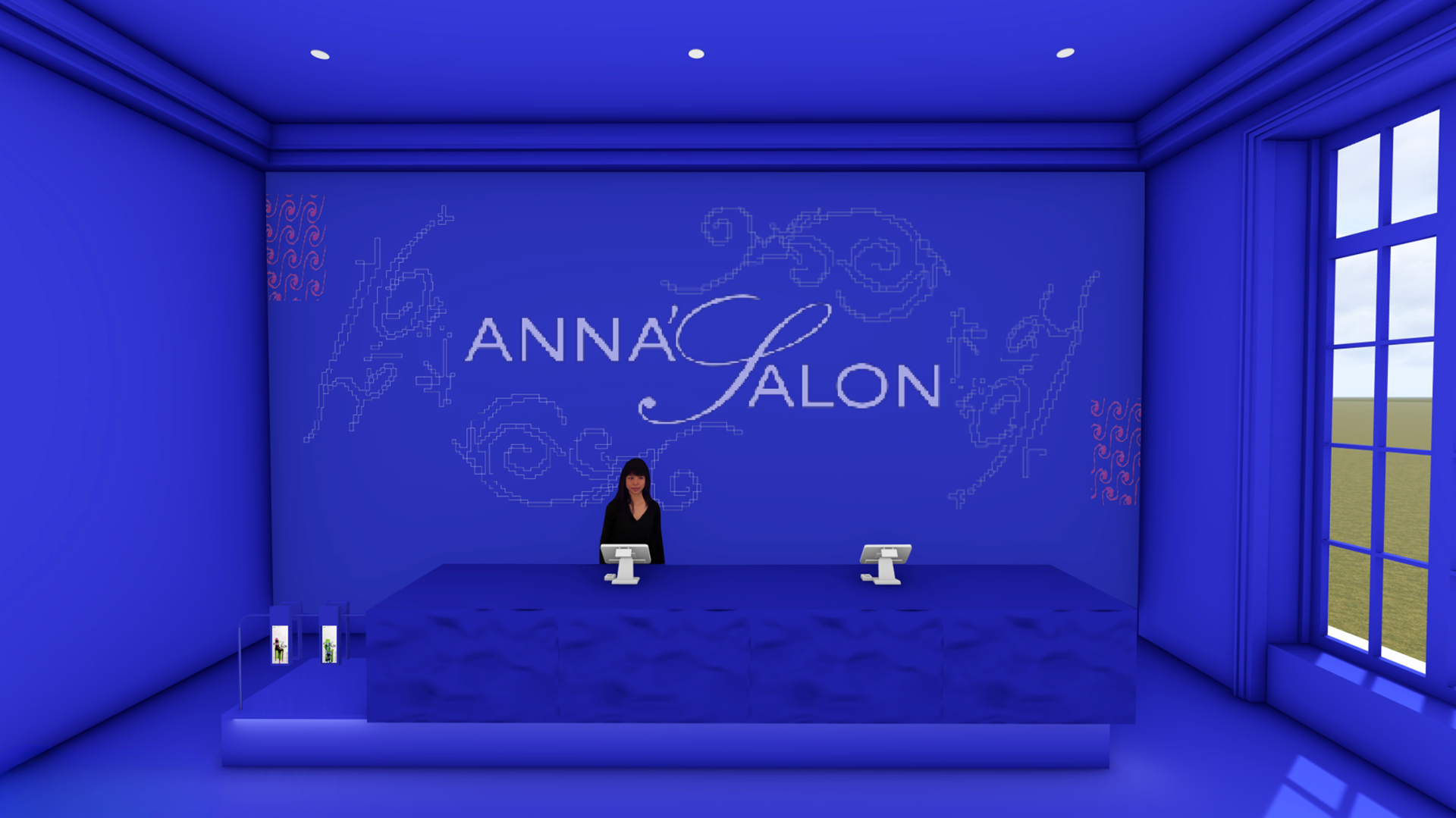 ANNA'S SALON - SPATIAL RENDER