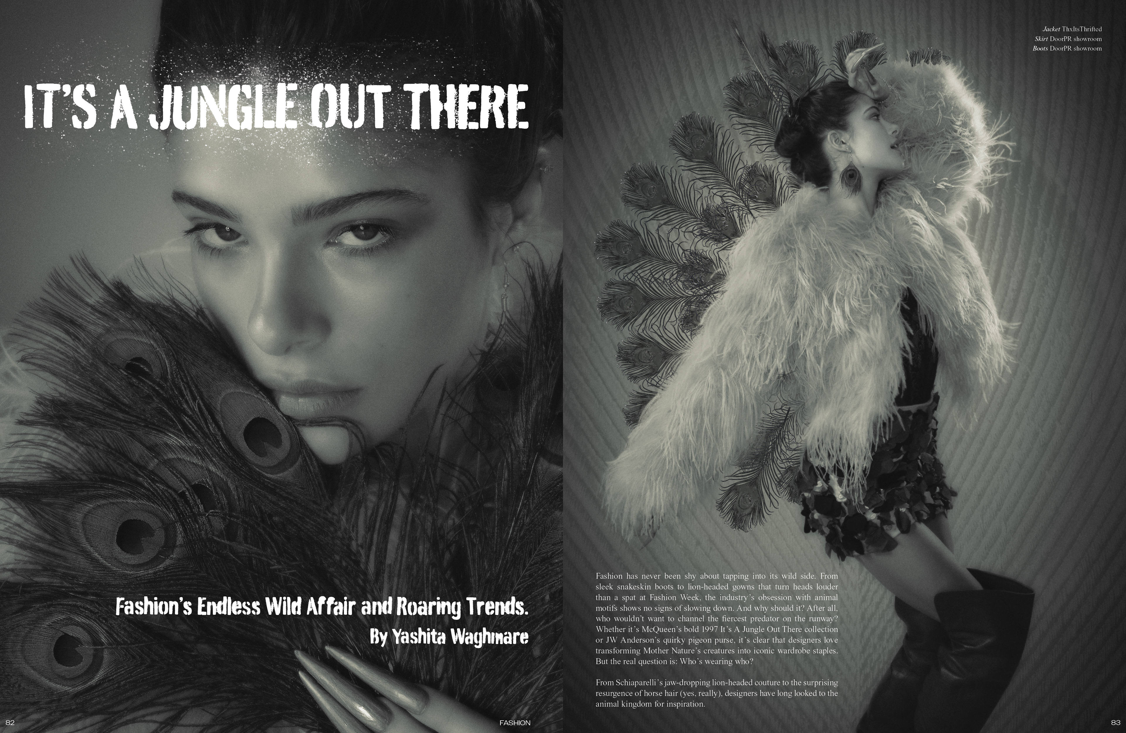 BLUSH MAGAZINE, SPRING 2025 - IT'S A JUNGLE OUT THERE