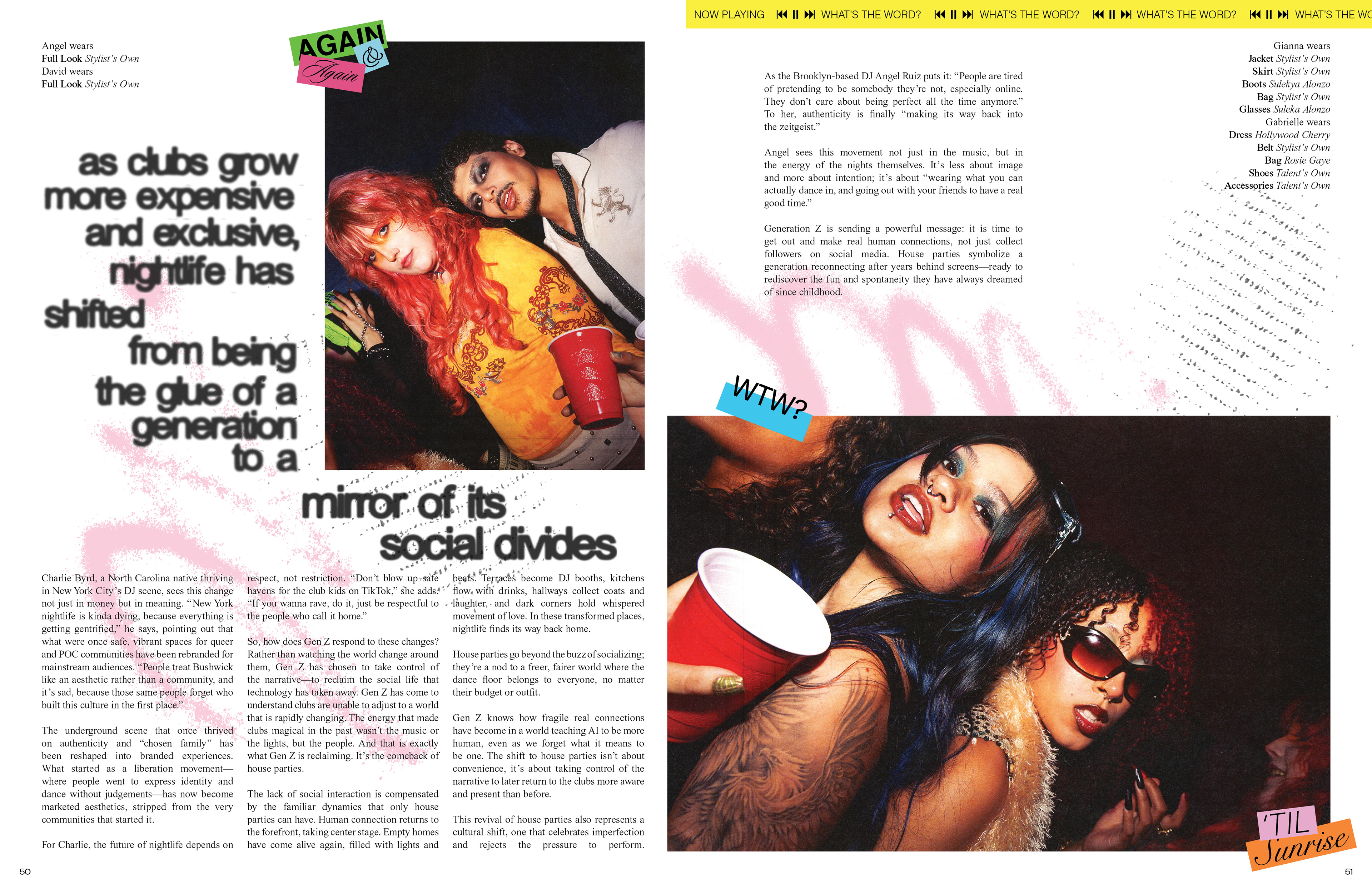 BLUSH MAGAZINE, FALL 2025 - WHAT'S THE WORD?