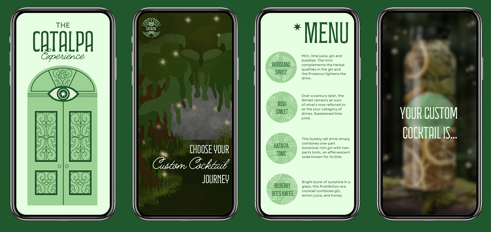 THE CATALPA EXPERIENCE APP MOCKUP