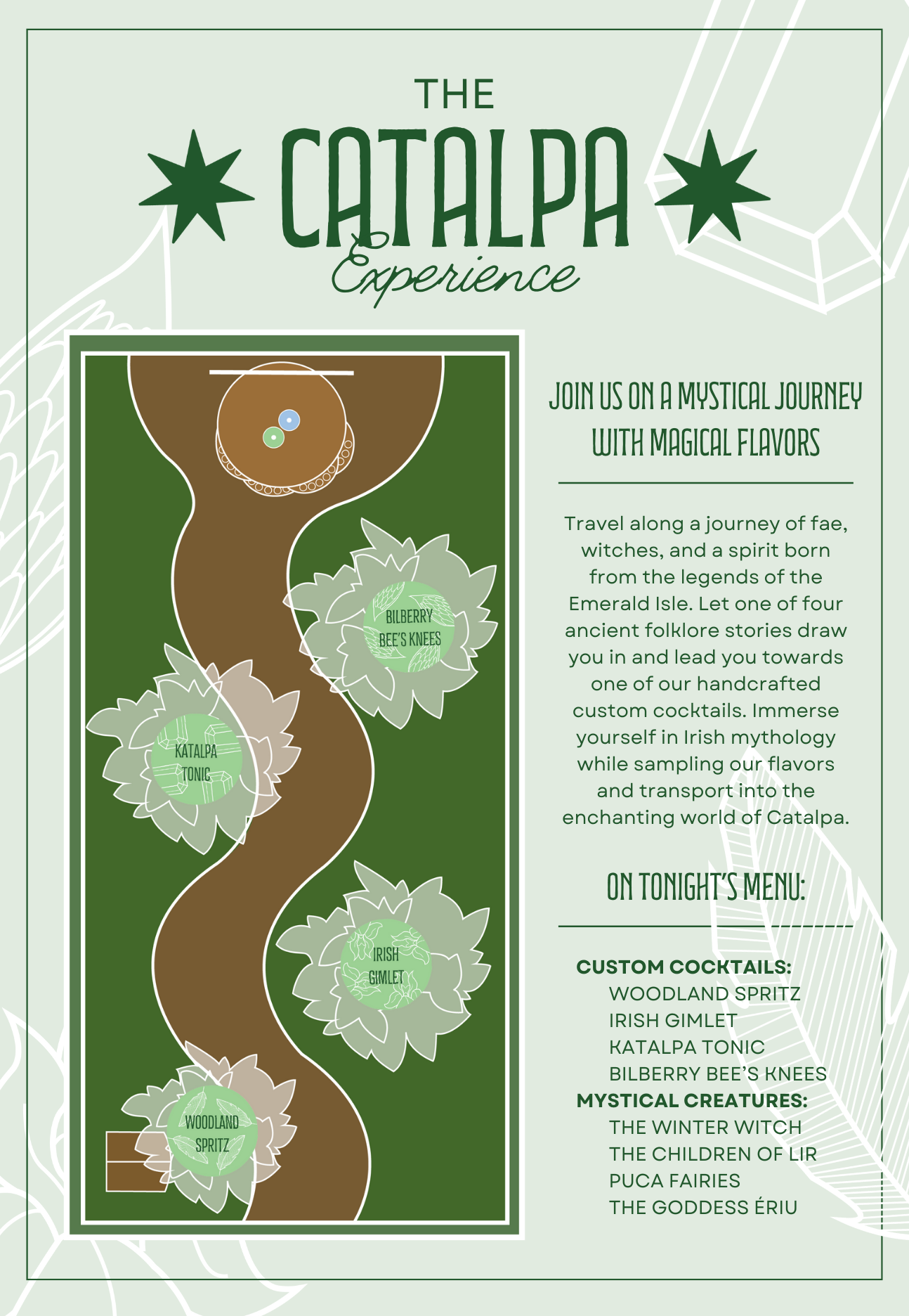 THE CATALPA EXPERIENCE GRAPHIC FLYER
