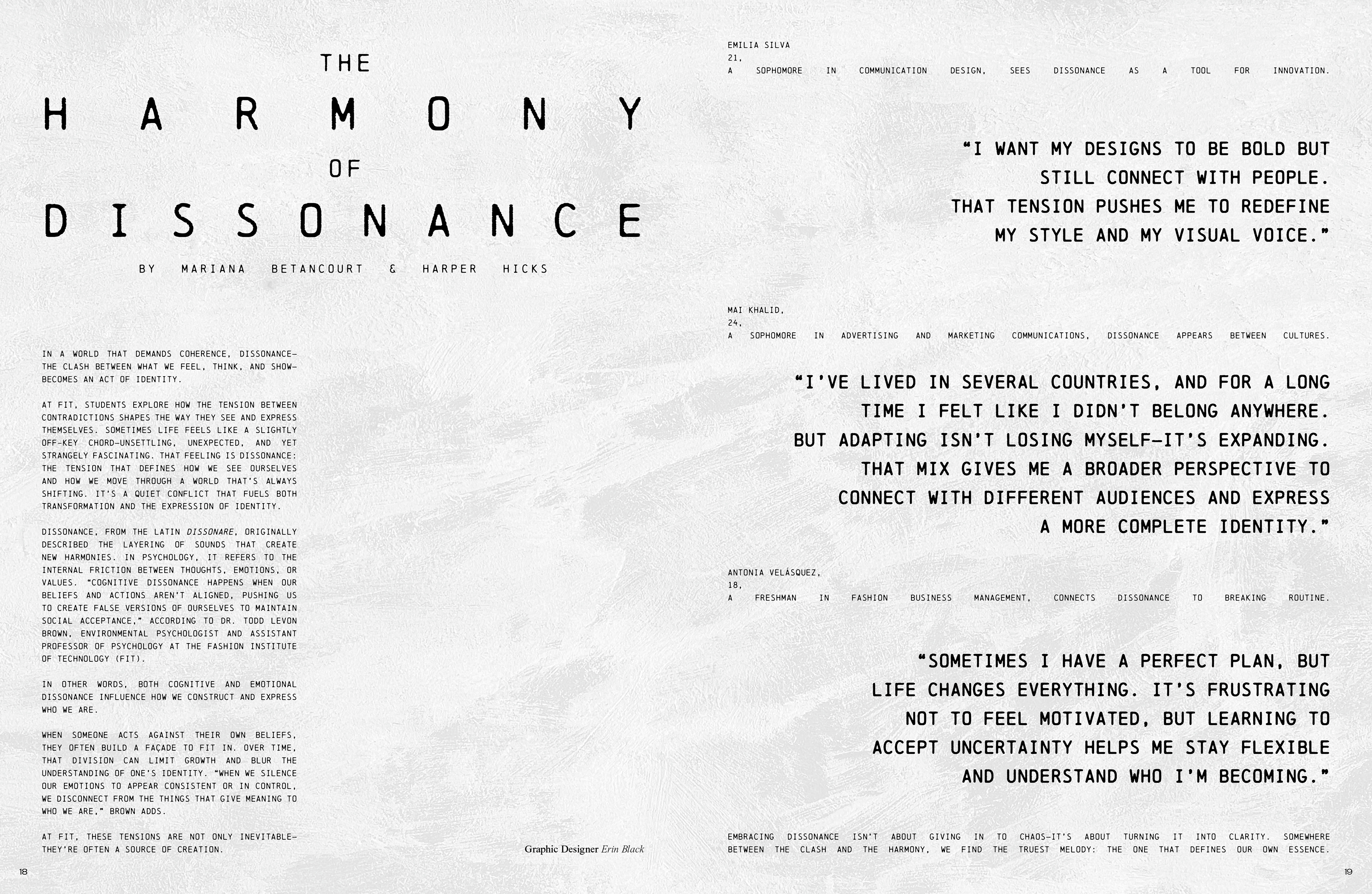 BLUSH MAGAZINE, FALL 2025 - THE HARMONY OF DISSONANCE
