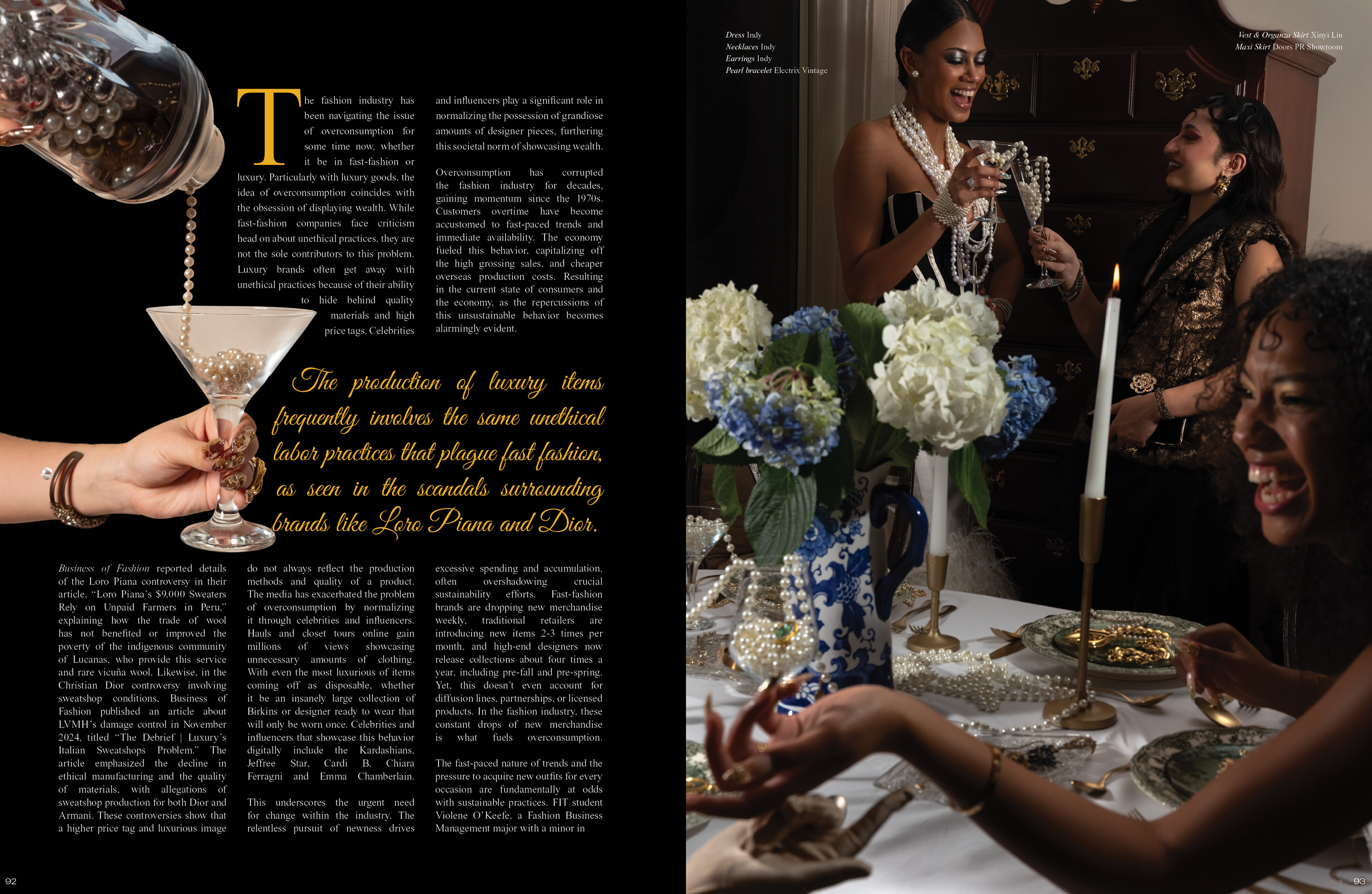 BLUSH, SPRING 2025 - DINNER AT DIOR