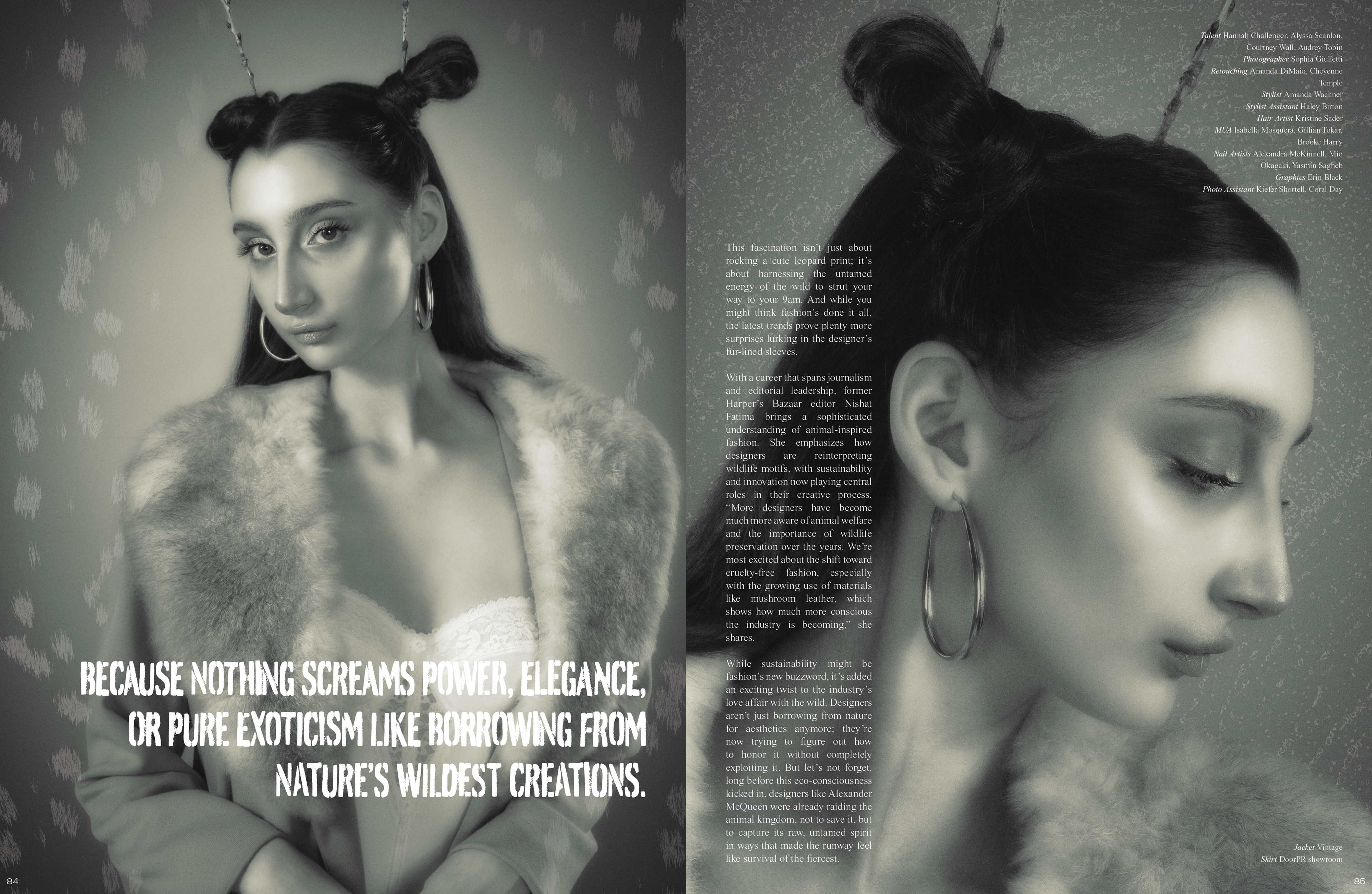 BLUSH MAGAZINE, SPRING 2025 - IT'S A JUNGLE OUT THERE