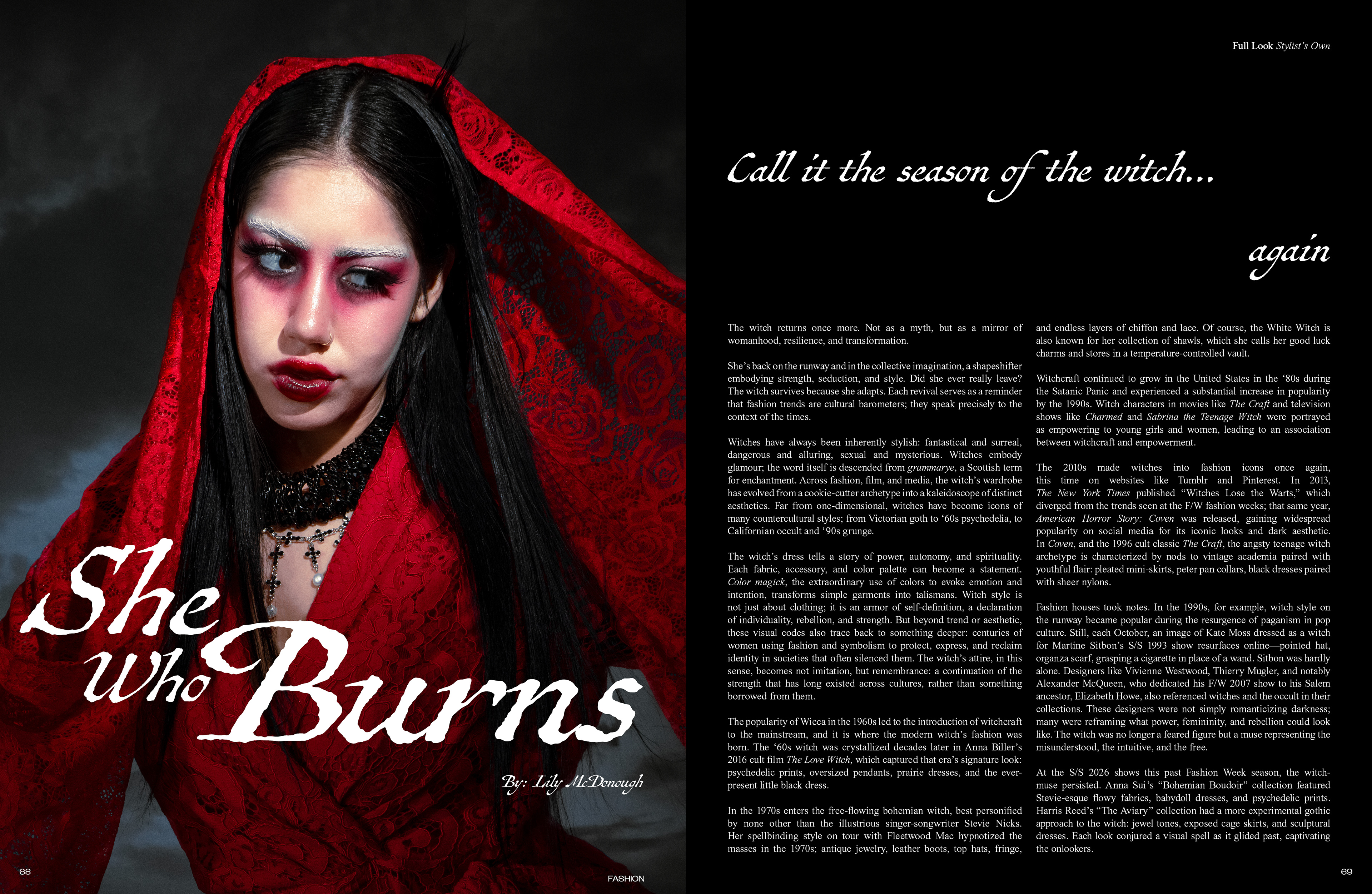 BLUSH MAGAZINE, FALL 2025 - SHE WHO BURNS