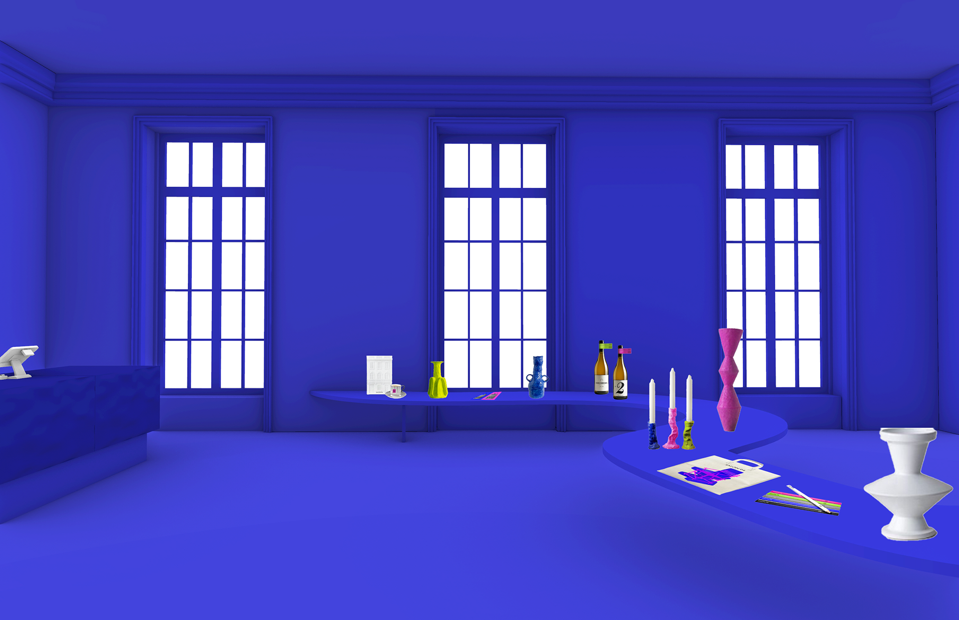 ANNA'S SALON - SPATIAL RENDER