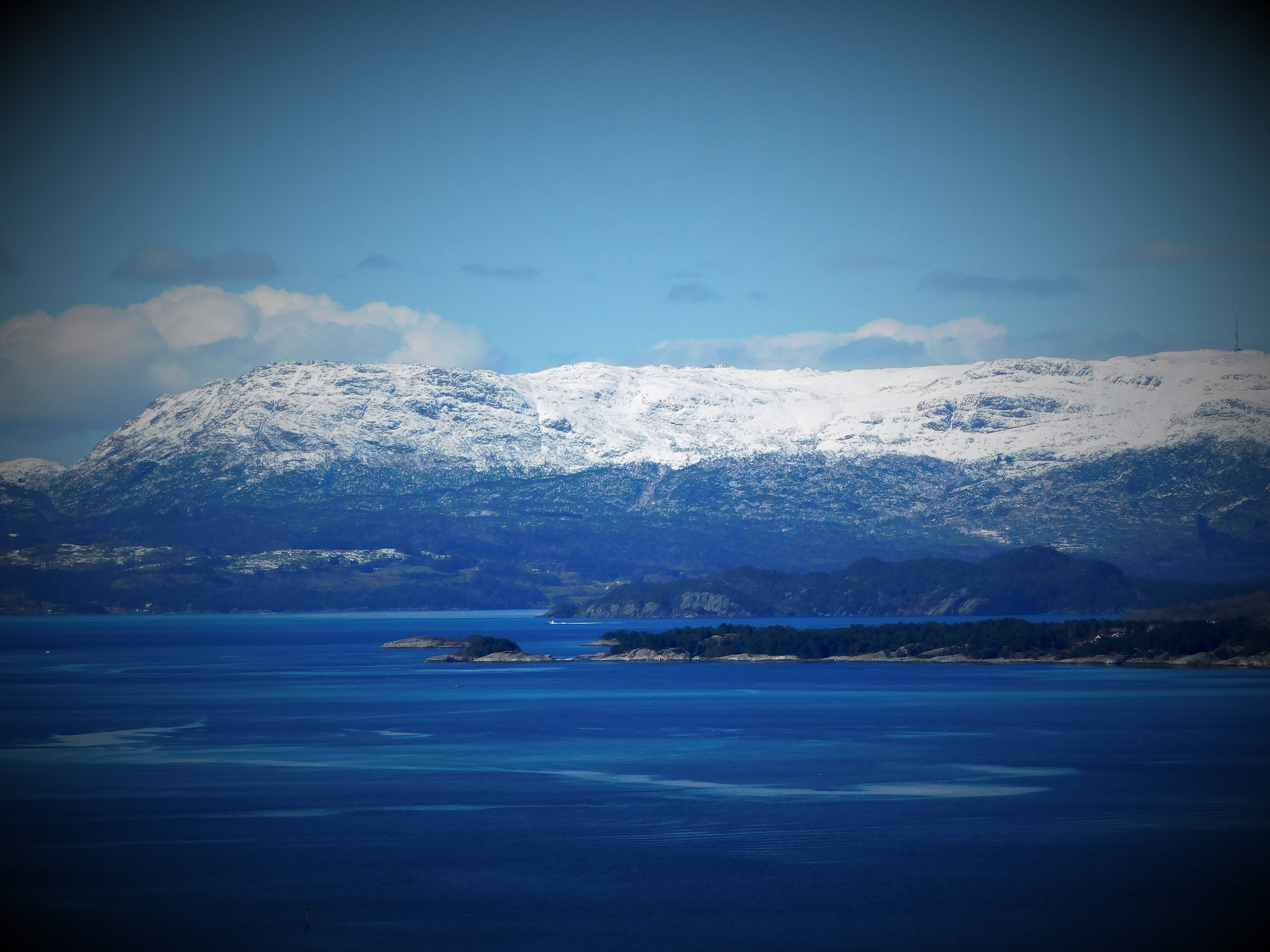 Stordafjellet på Stord. April 2021.