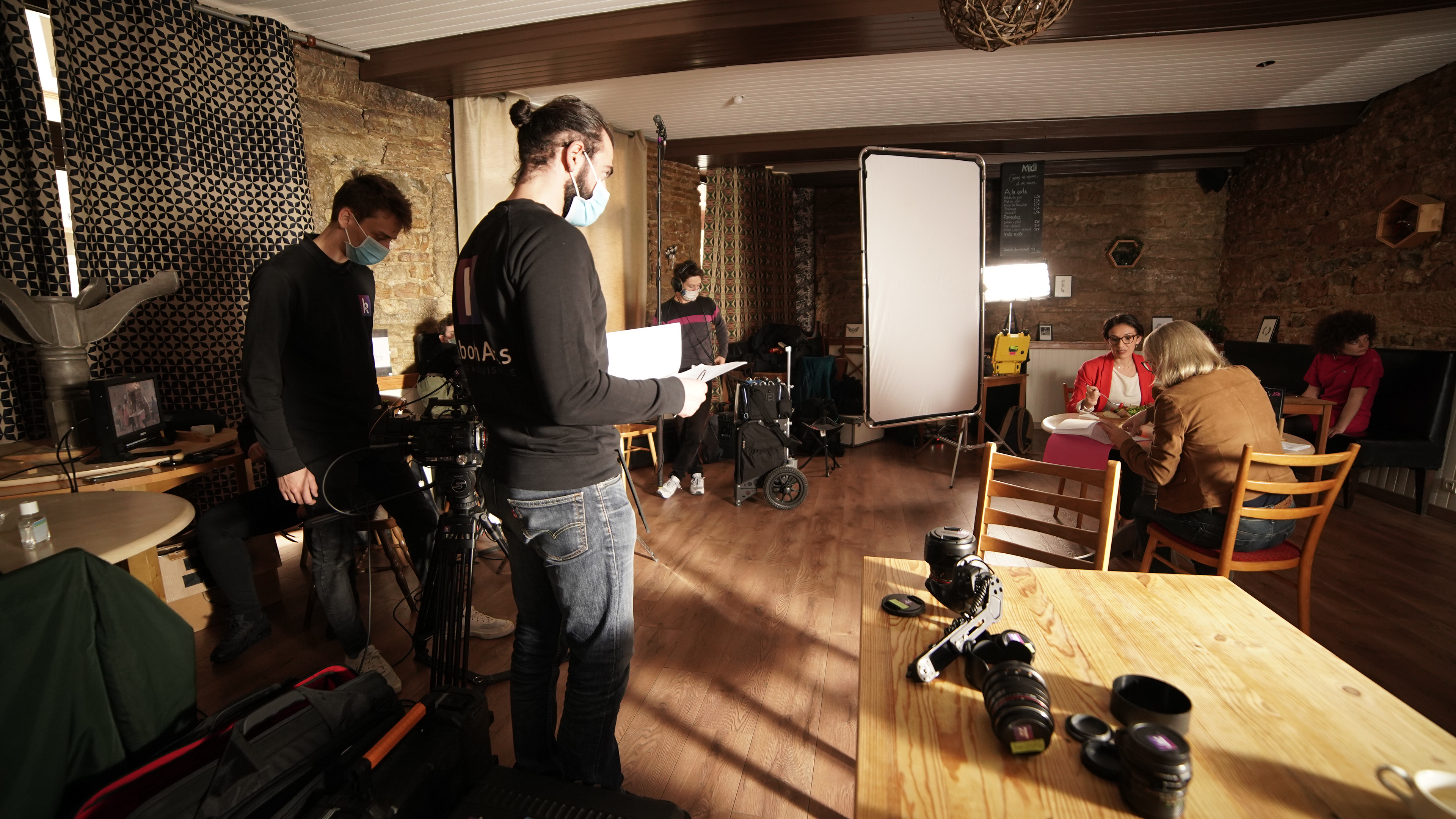 Photo making of plateau de tournage