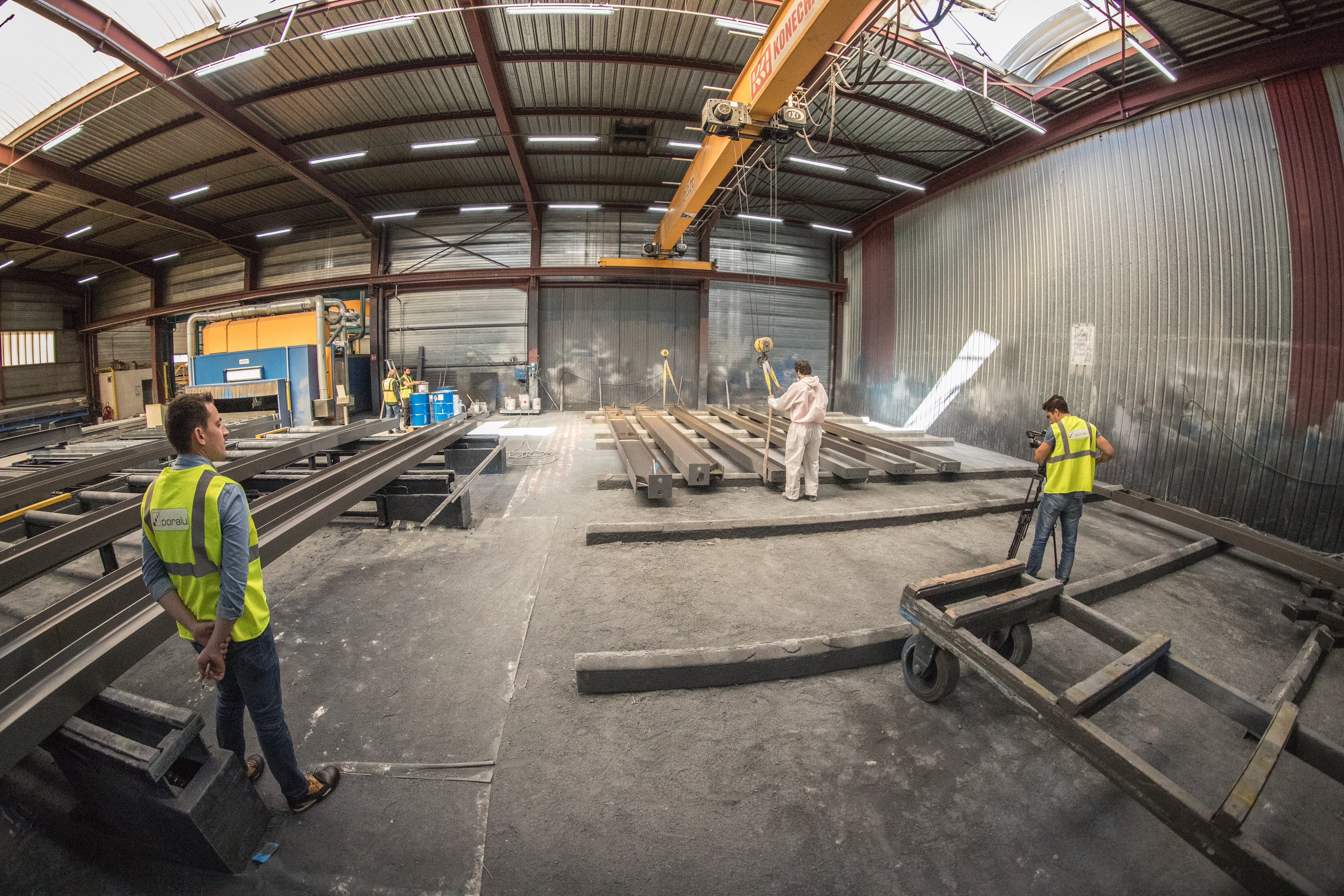 Photos grand angle tournage corporate