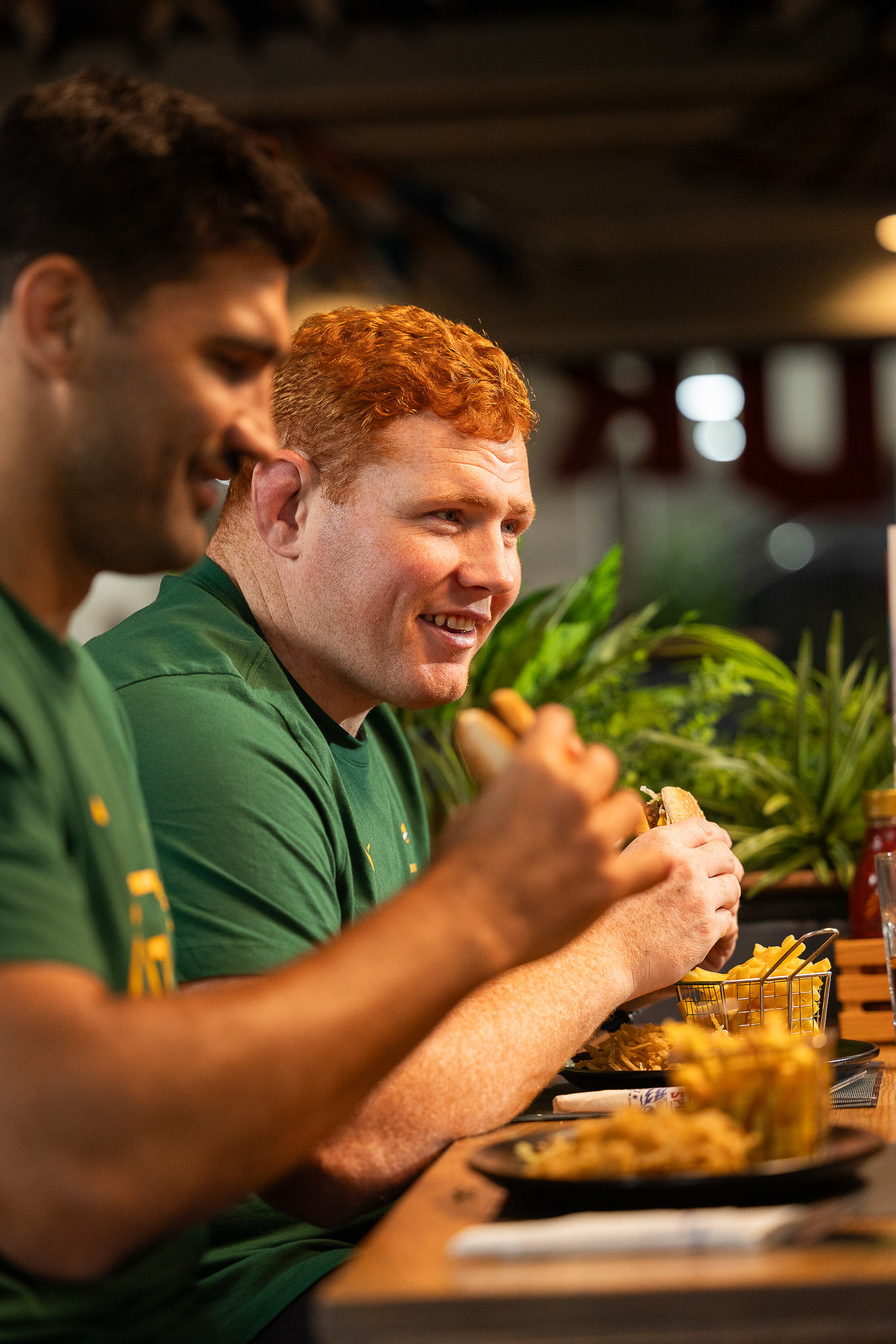 Behind The Scenes image by Ford Creative of a Springbok player Steven Kitshoff in Cape Town