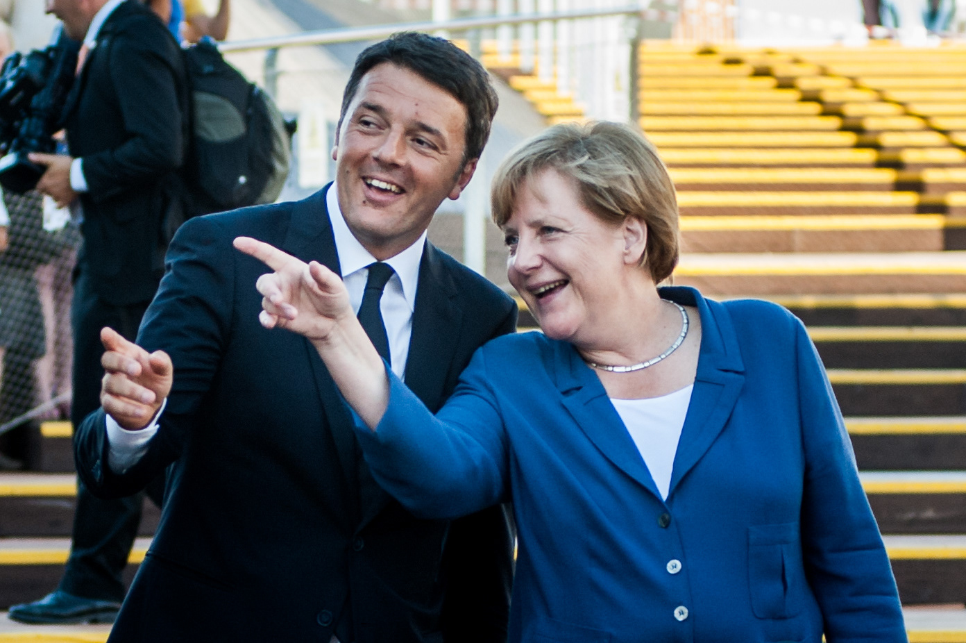 matteo renzi, Angela Merkel visits Expo Milano 2015 - fotografo milano, photographer milan 