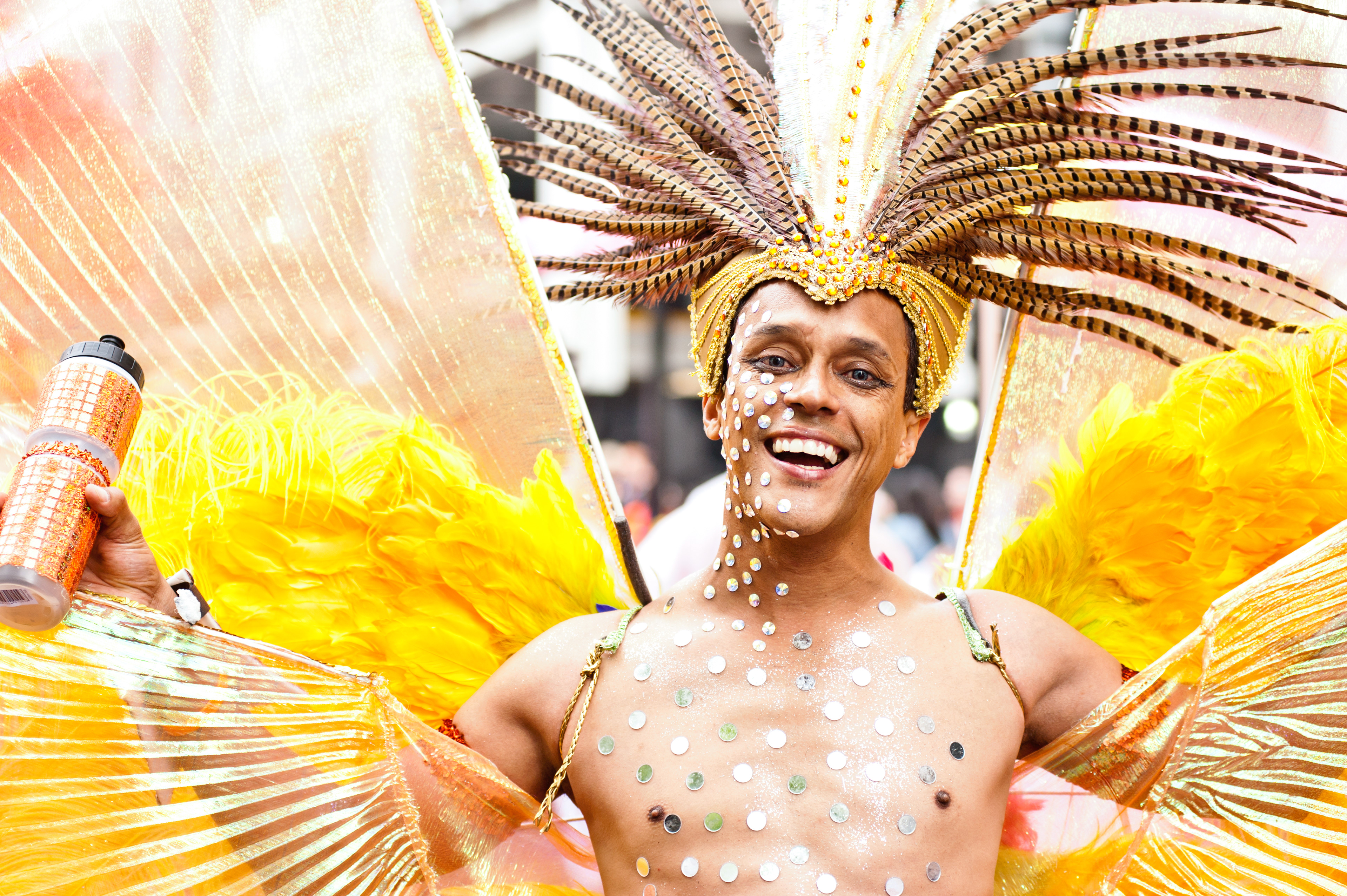 World Pride 2012 procession runs in central London.