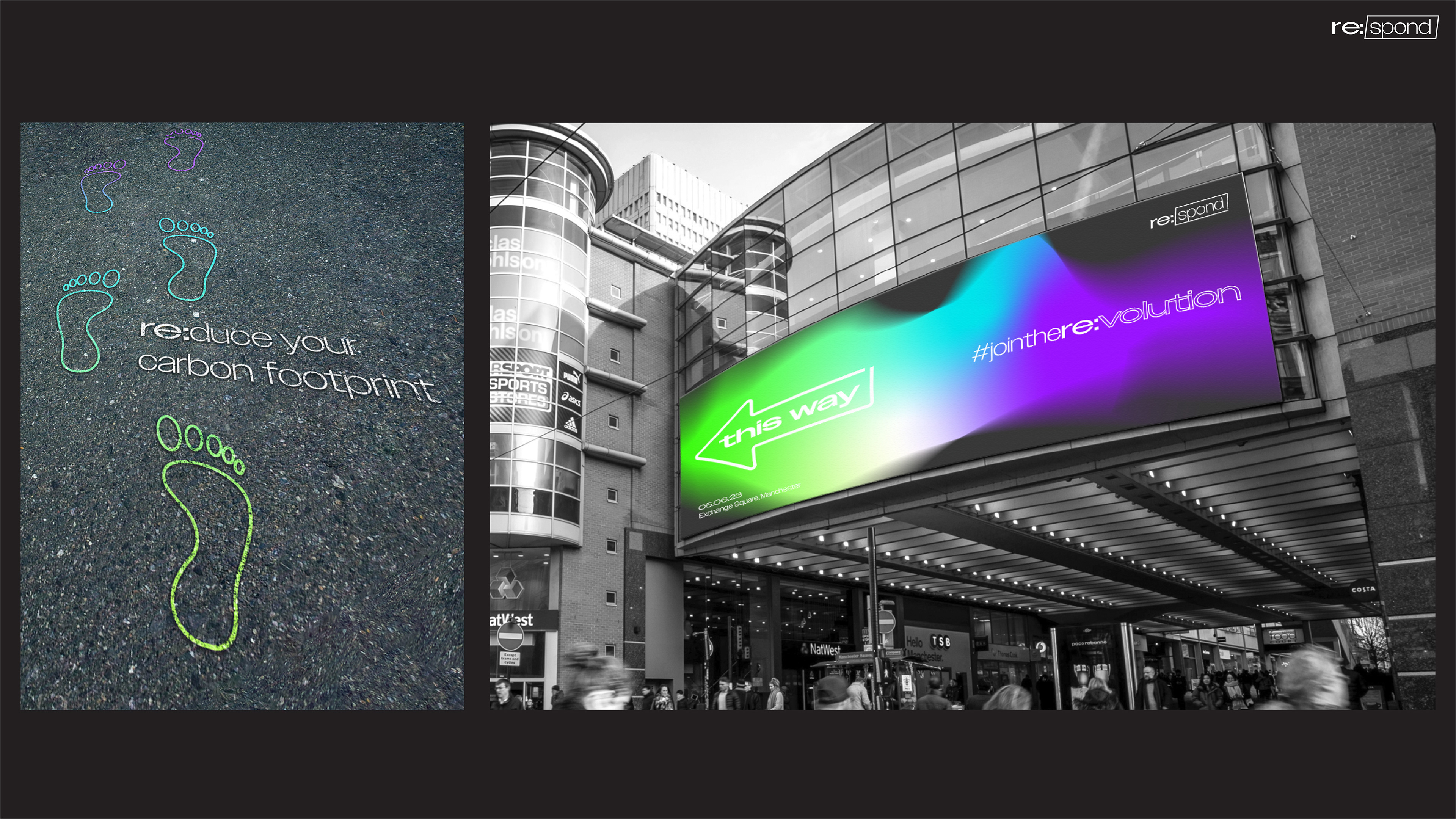 Some wayfinding examples around the city.