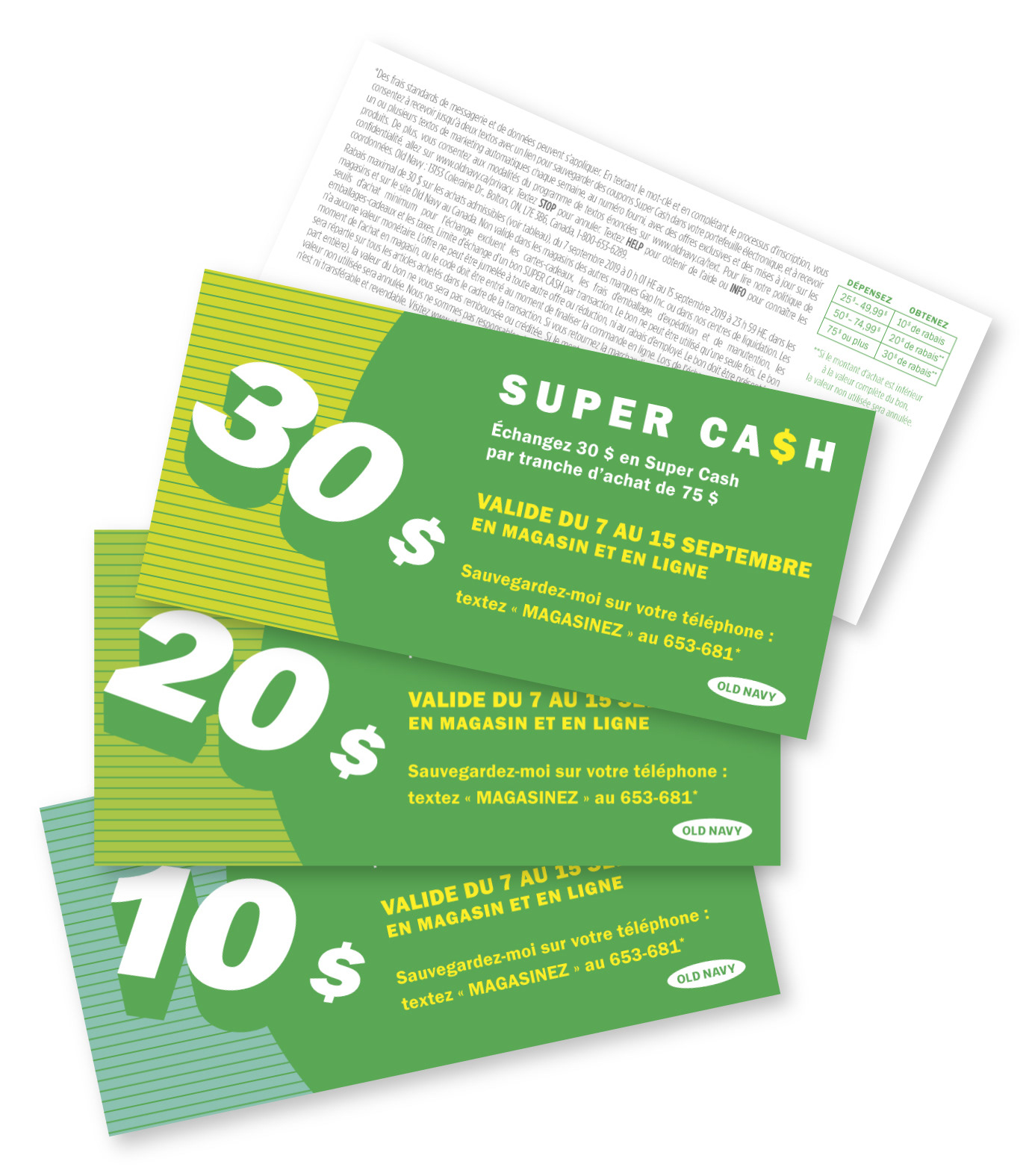 Coupons, 1X - Quebec Market