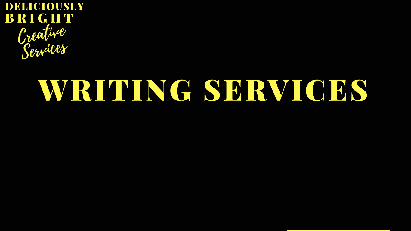 Text with Deliciously Bright Creative Services - Writing Services