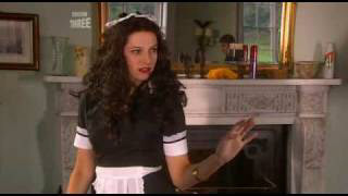 Italian maid character from BBC3 Comedy TittyBangBang whose catchphrase was, 'don't look at me, I'm shy