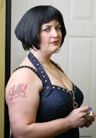 Nessa Jenkins looking fierce from the TV show Gavin and Stacey