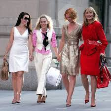 The cast of US TV show Sex and the City