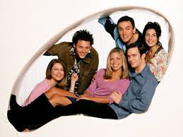 The cast from the TV show Coupling