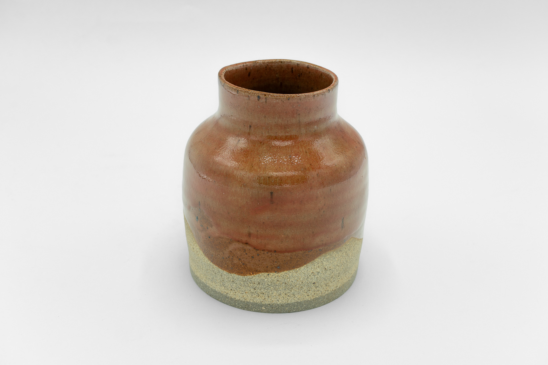 Sandman Vase, Stoneware, 2025, 4 ½ x 5 3/8in