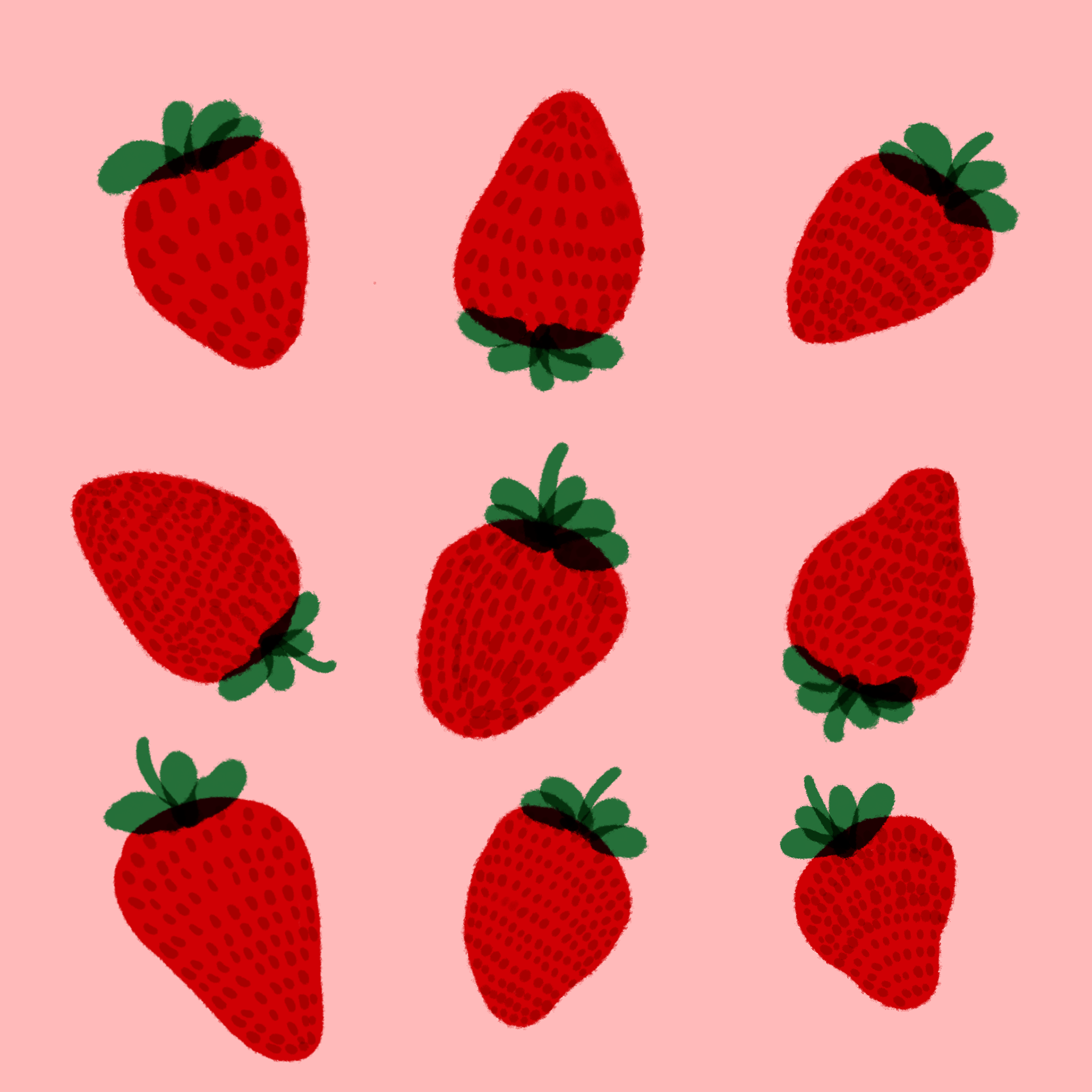 Inky Strawberries