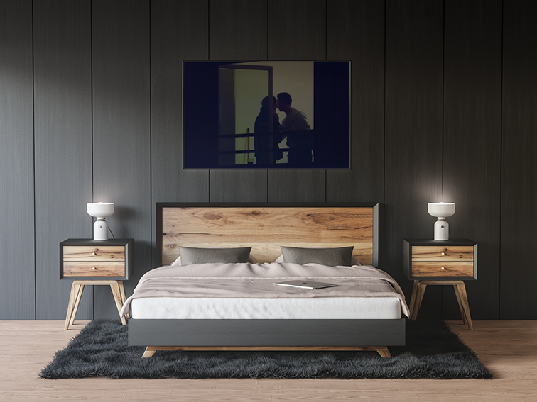 "LE BAISER" Photo tirage d'art