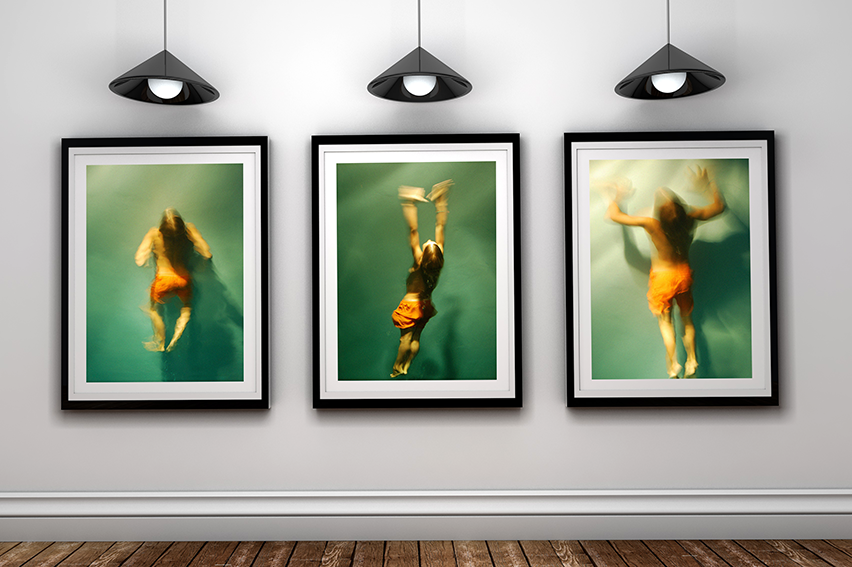 "NICO SOUS L'EAU" Photo tirage d'art
