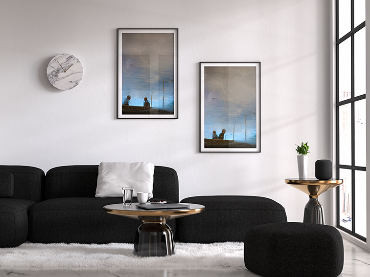 "DIPTYQUE PASSANTS" Photo tirage d'art