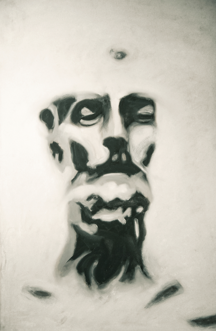 Portrait sans nom pastel sec sur papier 60x80 cm