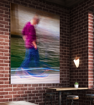 "MONN WALK"Photo tirage d'art