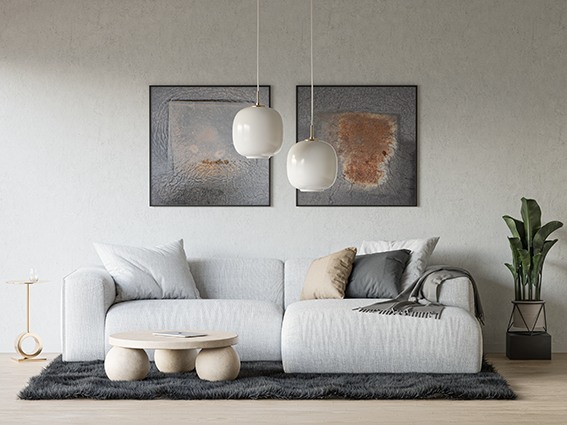 "DE GOUDRON DE ROUILLE ET D'EAU" Photo tirage d'art