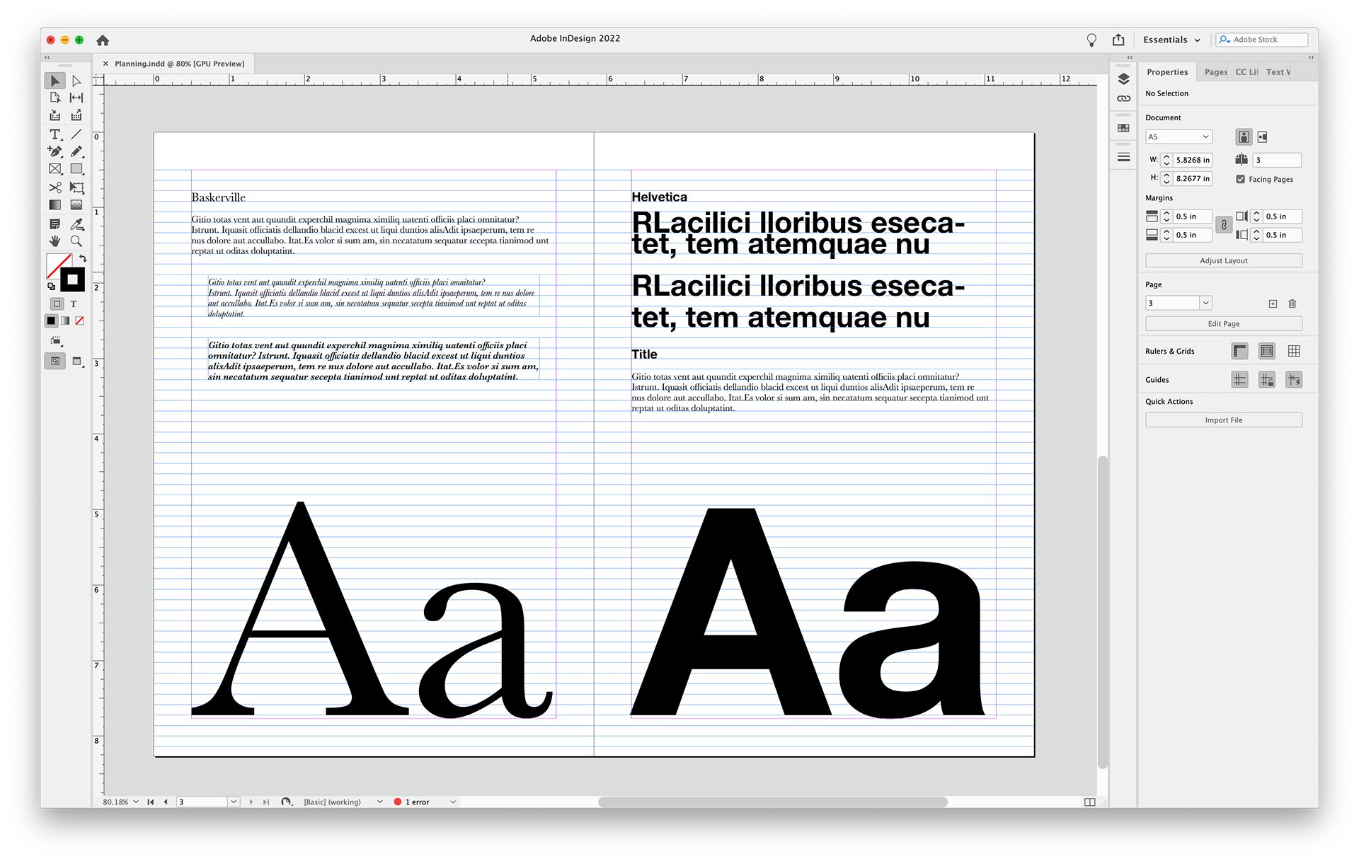 Type Setting