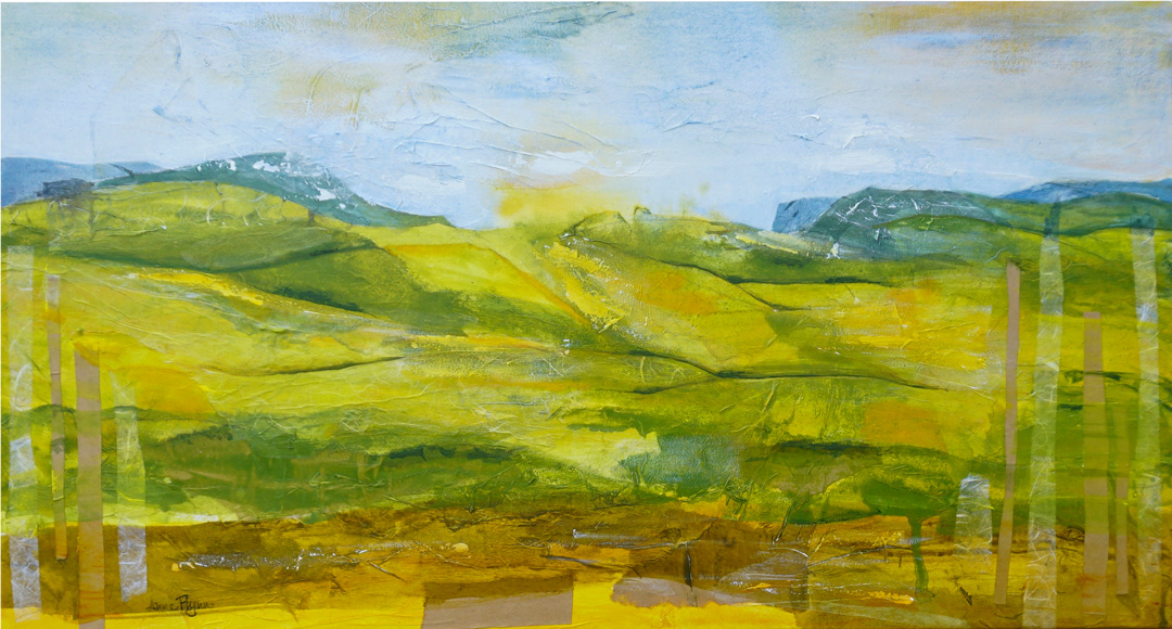 Along Black Stump Way 46 x 86 x cm