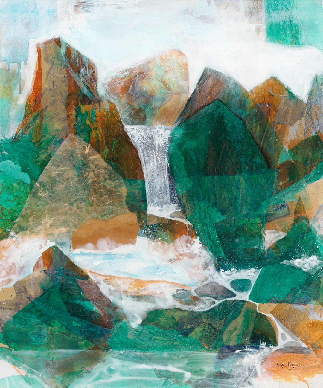Silent Sentinals 90 x 76 x cm 