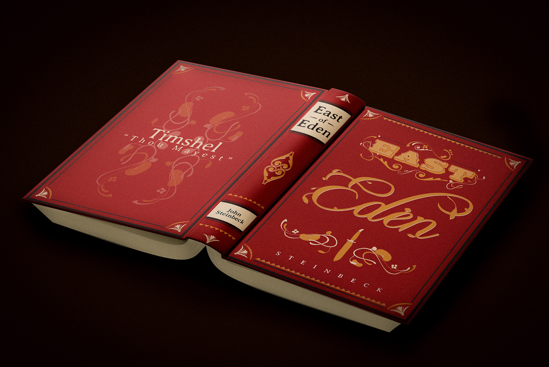 Jessica Hische inspired hard cover design