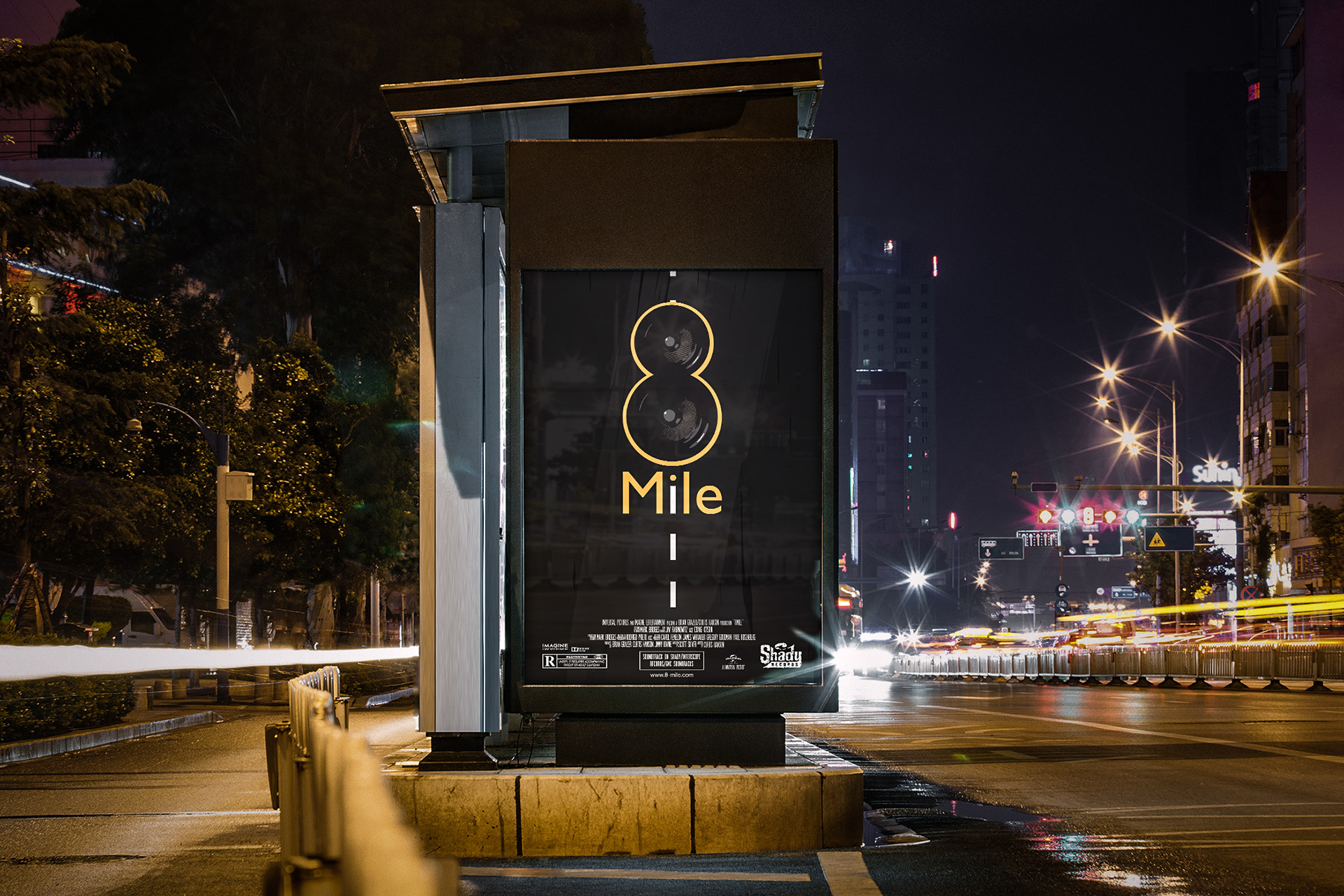 8 Mile Poster Design