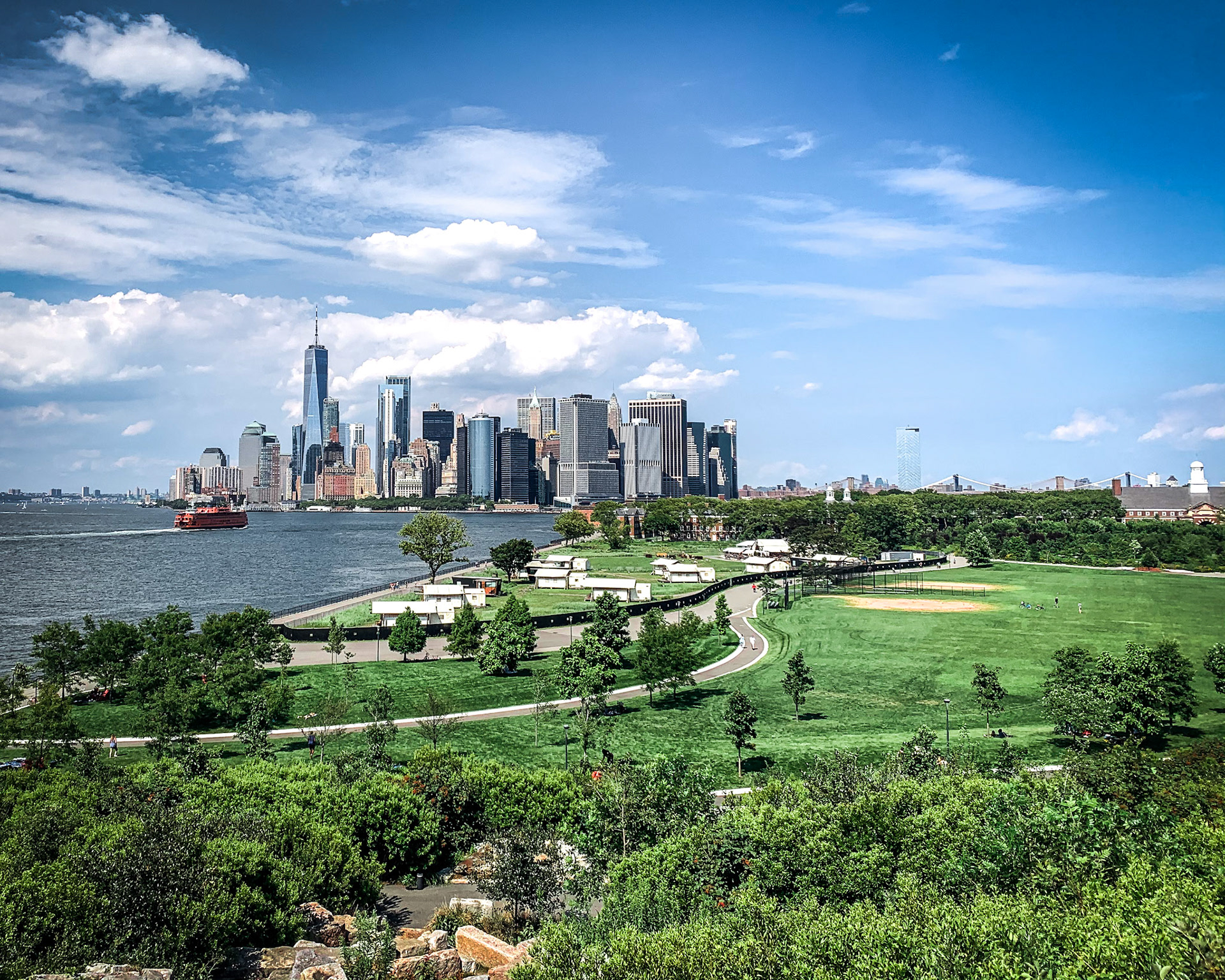 This is one of my favorite places in New York City. Right in the middle of the New York Harbor this Monument holds a ton of history while also blazing a new path forward.