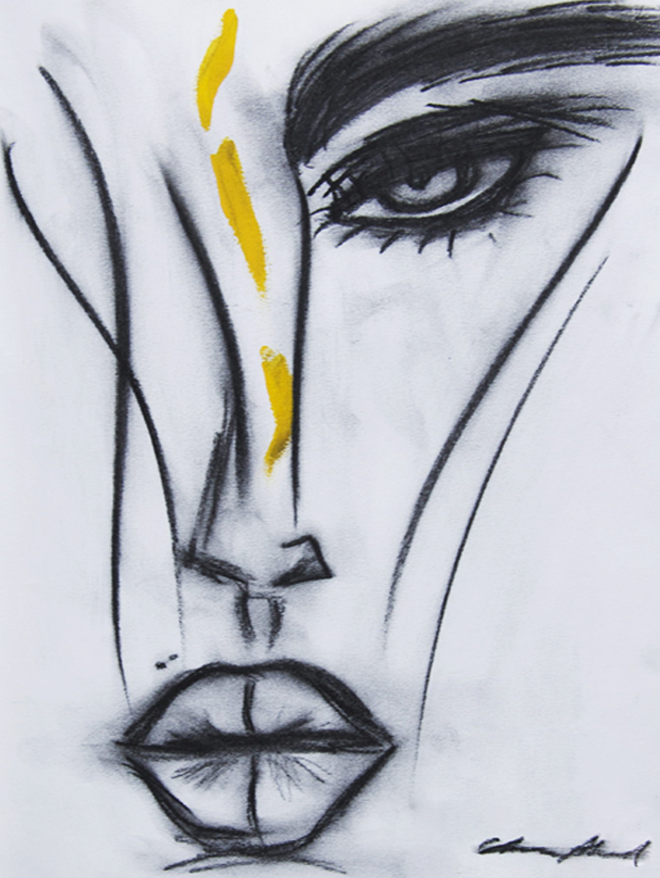 "Afraid of your own truth?" 21x30cm, Italy 2018