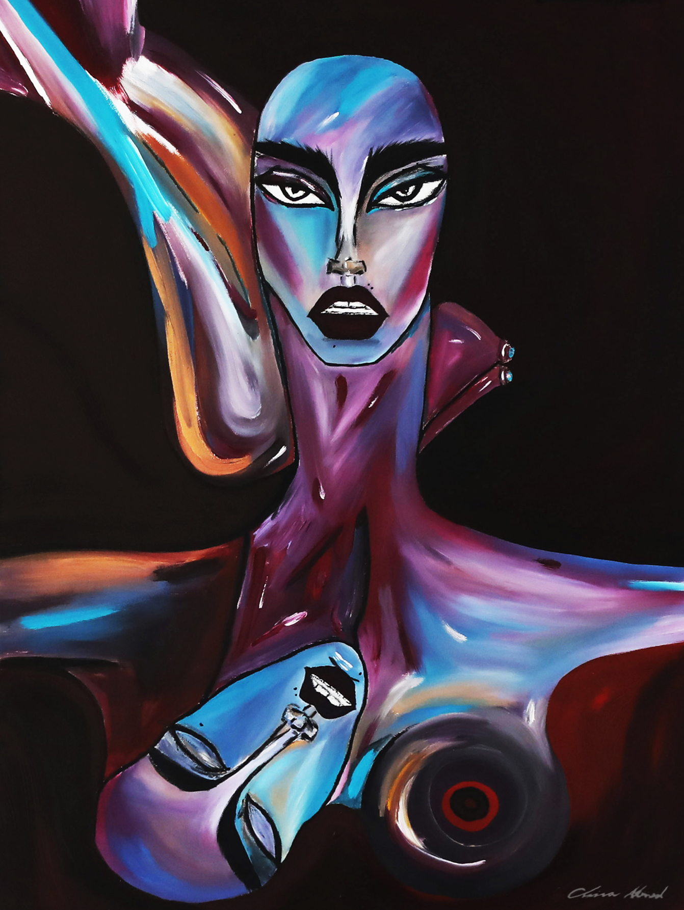 "Fire and Ice" 50x70 cm, Italy 2018