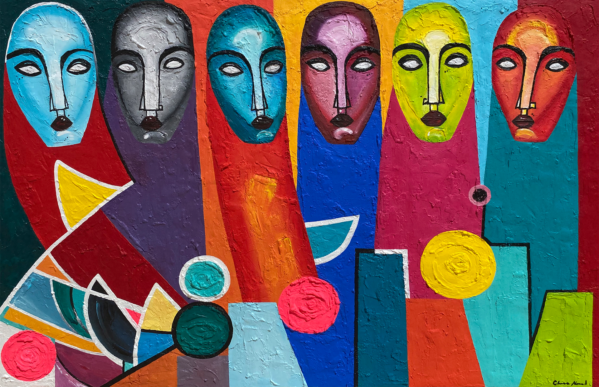 "Silence will separate us. Words will bring us together" 80x120cm, Sicily 2022